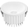 Intec INCASSO LED QUANTUM BIANCO 18W 2000LM CCT 3000K / 4000K / 6500K IP44 13,5X8,5CM