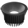Intec INCASSO LED QUANTUM NERO 40W 4300LM CCT 3000K / 4000K / 6500K IP44CM 18,5X10,9CM