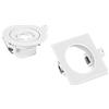 Intec INCASSO LED SNIPER IN FIBRE DI PLASTICA BIANCO 7W 660LM CCT 3000K / 4000K / 6500K 9,5X9,5X5,3CM