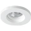 Intec INCASSO PHANTOM BIANCO TONDO 1 LUCE ATTACCO GU10 10X4,9CM IN GESSO VERNICIABILE