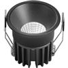 Intec INCASSO QUARK 38DA NERO 8W 1050LM CCT 3000K / 4000K 6,5X5,5CM