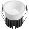 Intec INCASSO QUARK R8DA BIANCO 8W 1050LM CCT 3000K / 4000K 6,5X5,5CM