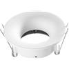 Intec INCASSO REIKON TONDO BIANCO IN ALLUMINIO IP65 D85MM ATTACCO GU10 LAMPADINA E PORTALAMPADA NON INCLUSA
