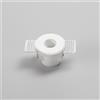 Intec INCASSO STARRY BIANCO TONDO 7X5,5CM IN GESSO VERNICIABILE