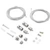 Intec KIT CAVI ACCIAIO 3M PER FISSAGGIO A SOSPENSIONE PER REGGY BARRA LED