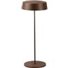 Intec LAMPADA DA TAVOLO RICARICABILE LED COCKTAIL BRONZO 2,2W 192LM 3000K DIMMERABILE IP54 29,5X12X12CM