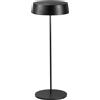 Intec LAMPADA DA TAVOLO RICARICABILE LED COCKTAIL NERA 2,2W 192LM 3000K DIMMERABILE IP54 29,5X12X12CM