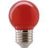 Intec KLASSIC-E27-RED LAMPADINA LED ATTACCO E27 ROSSA G45 200LM 1W