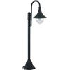 Intec PALETTO PAVIA NERO 1 LUCE ATTACCO E27 IP44 51X130CM IN ALLUMINIO