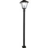 Intec PALETTO PRISMA ANTRACITE 1 LUCE ATTACCO E27 IP44 16X16X100CM