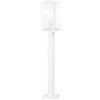 Intec PALO MIRAGE BIANCO 1 LUCE ATTACCO E27 IP44 13X13X86CM IN METALLO E VETRO