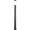 Intec PALO TOKYO ANTRACITE 1 LUCE ATTACCO E27 IP44 11,5X110CM IN ACCIAIO INOX