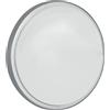 Intec LED-EVER-XL SIL PLAFONIERA LED EVER SILVER TONDA 28W 3750LM CCT 3000K Luce calda,4000K Luce naturale IP65 30X7,8CM