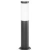 Intec PALO TOKYO IN ACCIAIO INOX E POLICARBONATO ANTRACITE 1 LUCE ATTACCO E27 IP44 450X115X115MM