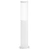 Intec PALO TOKYO IN ACCIAIO INOX E POLICARBONATO BIANCO 1 LUCE ATTACCO E27 IP44 450X115X115MM