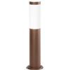 Intec PALO TOKYO IN ACCIAIO INOX E POLICARBONATO BRONZO 1 LUCE ATTACCO E27 IP44 450X115X115MM