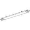 Intec PLAFONIERA STAGNA LED ATLANTIC SILVER 1 LUCE ATTACCO T8 I INCLUSO IP65 60CM 4000K 900LM 9W