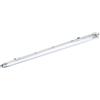Intec PLAFONIERA STAGNA LED ATLANTIC SILVER 2 LUCI ATTACCO T8 IP65 129X11,5X5,6CM LAMPADINA NON INCLUSA