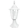 Intec LUME MILANO BIANCO 1 LUCE ATTACCO E27 IP44 17X40,3CM ALLUMINIO E VETRO