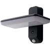 Intec PROIETTORE APPLIQUE LED ARGO ANTRACITE 1,8W 130LM 4000K CON PANNELLO SOLARE E SENSORI IP54 25X17,8X20CM