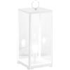 Intec LUME MIRAGE BIANCO 1 LUCE ATTACCO E27 IP44 25X25X53CM CAVO 250CM IN METALLO E VETRO