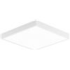 Intec PLAFONIERA LED DOMO BIANCA QUADRATA 24W 2700LM 4000K IP44 24X24X2,4CM