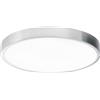 Intec PLAFONIERA LED DOMO CROMO TONDA 24W 2700LM 4000K IP44 24X2,4CM