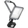 Intec PROIETTORE LED ESUS SILVER 10W 1000LM CCT 3000K / 4000K / 6500KIP65 111X20,3X5,3CM CON SENSORE DI MOVIMENTO REGOLABILE