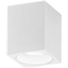 Intec PLAFONIERA TOWN BIANCA QUADRATA 1 LUCE ATTACCO GU10 8X8X10CM