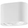 Intec PLAFONIERA TOWN BIANCA TONDA 2 LUCI ATTACCO GU10 17,8X9,6X12,5CM