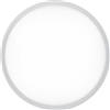 Intec PLAFONIERA LED EVER BIANCA TONDA 20W 2500LM CCT 3000K Luce calda,4000K Luce naturale IP65 22,1X7,2CM