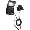 Intec PROIETTORE LED COSMO NERO 1W 80LM 4000K IP44 CON PANNELLO SOLARE E SENSORE 9,3X18,5CM CAVO 340CM