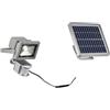 Intec PROIETTORE LED ELIOS SILVER 9W 620LM 5000K PANNELLO SOLARE E SENSORE IP44 11,5X16,4CM CAVO 320CM
