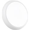 Intec PLAFONIERA LED HUBLOT BIANCA 18W 1800LM CCT 3000K / 4000K / 6500K IP65 CON SENSORE DI MOVIMENTO 32X7,2CM