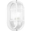 Intec PLAFONIERA TURTLE BIANCA OVALE 1 LUCE ATTACCO E27 IP54 12X10,5X20,5CM
