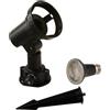 Intec PROIETTORE LED GRUBB NERO 1 LUCE ATTACCO E27 7W 510LM 4000K CON PICCHETTO 9,3X11,7X15,3CM