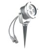 Intec PROIETTORE LED IRIDE DC12 E 24V BIANCO 9W 720LM 6000K DIMMERABILE IP65 CON PICCHETTO 9,9X13,8CM