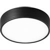 Intec PLAFONIERA LED KLIO NERA IN ACRILICO E ALLUMINIO 36W 4600LM 4000K 21,2X21,2X5 CM.