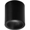 Intec PLAFONIERA LED MANOR TONDA NERA 7W 820LM CCT 3000-4200-6500K 9X10 CM