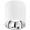Intec PLAFONIERA LED MIG BIANCA E CROMO IN ACRILICO E ALLUMINIO 20W 2000LM 3000K ANTIABBAGLIAMENTO 11,4X11