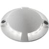 Intec SEGNAPASSI CALPESTABILE LED ELMO SILVER DC24V 2W 236LM 4000K 4 FASCI DI LUCE IP54 7X1,5CM