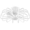 Intec PLAFONIERA LED VENTILATORE GRECALE BIANCO 80W 8470LM CCT DIMMERABILE Wi-Fi 50X20,7CM