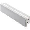 Intec PROFILO BIS BIANCO 100X4,9X6,1CM IN GESSO PER LED BIEMISSIONE CON ANIMA IN ALLUMINIO