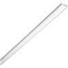 Intec PROFILO CAMELOT FLESSIBILE ALLUMINIO E OPALE CON TAPPI E STAFFETTE INCLUSI 200X1,78X0,5CM