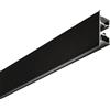 Intec PROFILO DUAL NERO E FUME' CON TAPPI E STAFFETTE INCLUSI 200X1,25X4,9CM