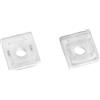 Intec PROFILO GORIZIA ALLUMINIO E OPALE CON TAPPI INCLUSI 200X5,2X1,4CM