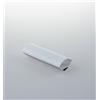 Intec PROFILO IONIK ALLUMINIO DIFFUSORE ELLITTICO CON TAPPI E STAFFETTE INCLUSI 200X2,97X2,97CM