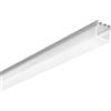 Intec PROFILO LOOP ALLUMINIO E OPALE CON TAPPI E STAFFETTE INCLUSI 200X2,6X2,3CM