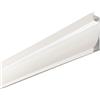 Intec PROFILO MOP A VELETTA BIANCO CON 2 TAPPI INCLUSI 200X1,59X7,1CM