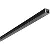 Intec PROFILO ROMA NERO DIFFUSORE NERO CON TAPPI E STAFFETTE INCLUSI 200X1,7X1,2CM